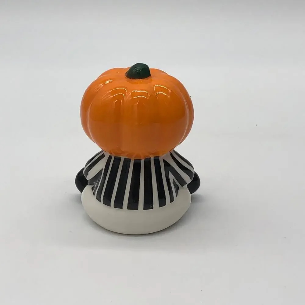 Target Hyde & Eek Mini Ceramic Pumpkin Man Boy Trick Or Treat Halloween 2022 NEW